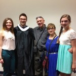 Student with family on Graduation day